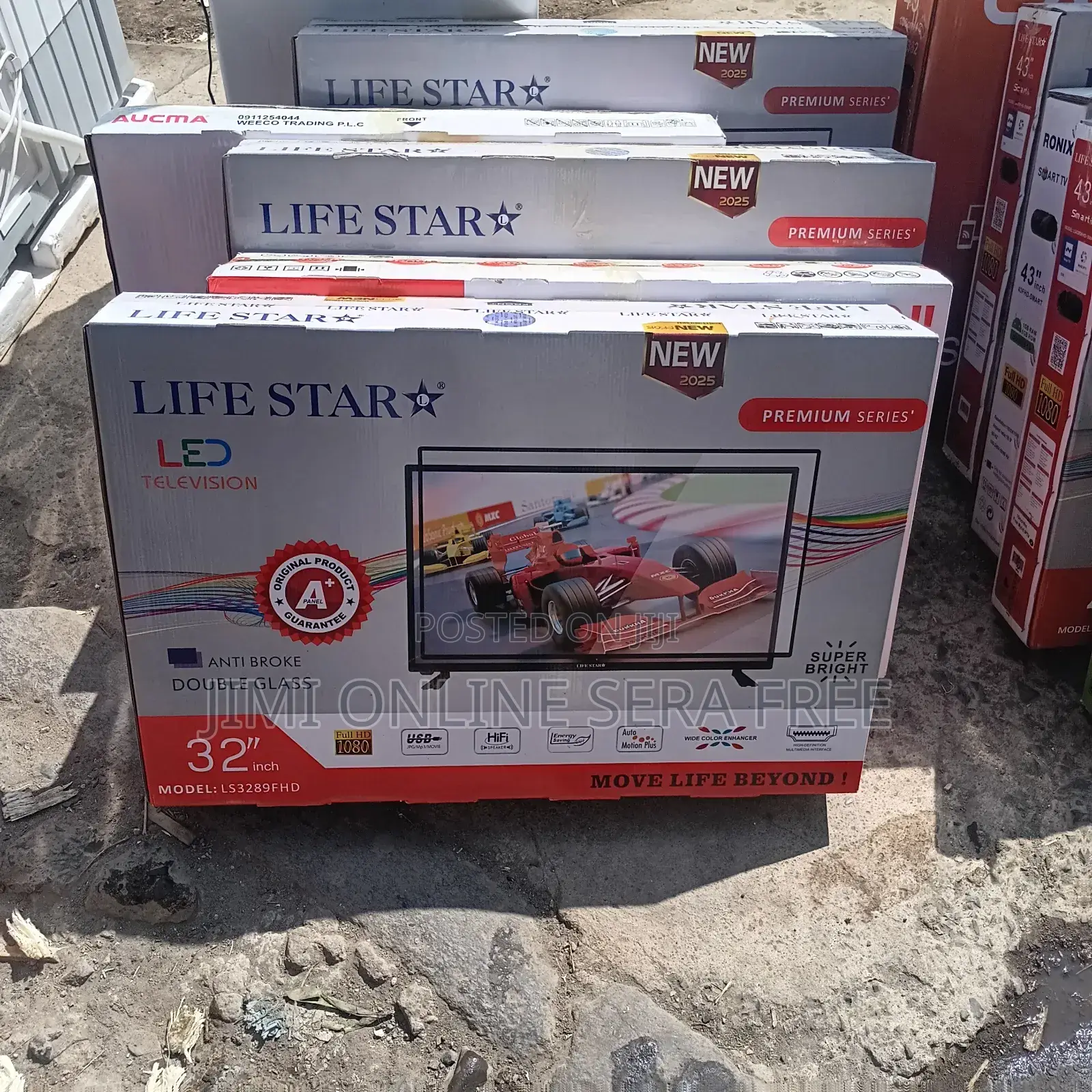 Life Star Smart Tv 32 Inch Andraid Doubel Gelass