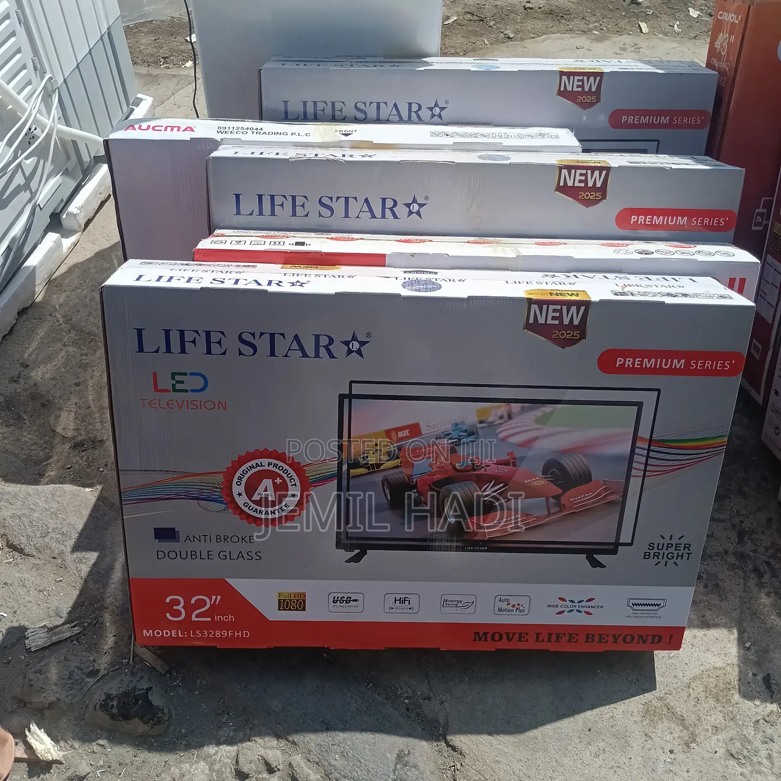 Life Star Smart Tv 32 Inch Andraid Doubel Gelass