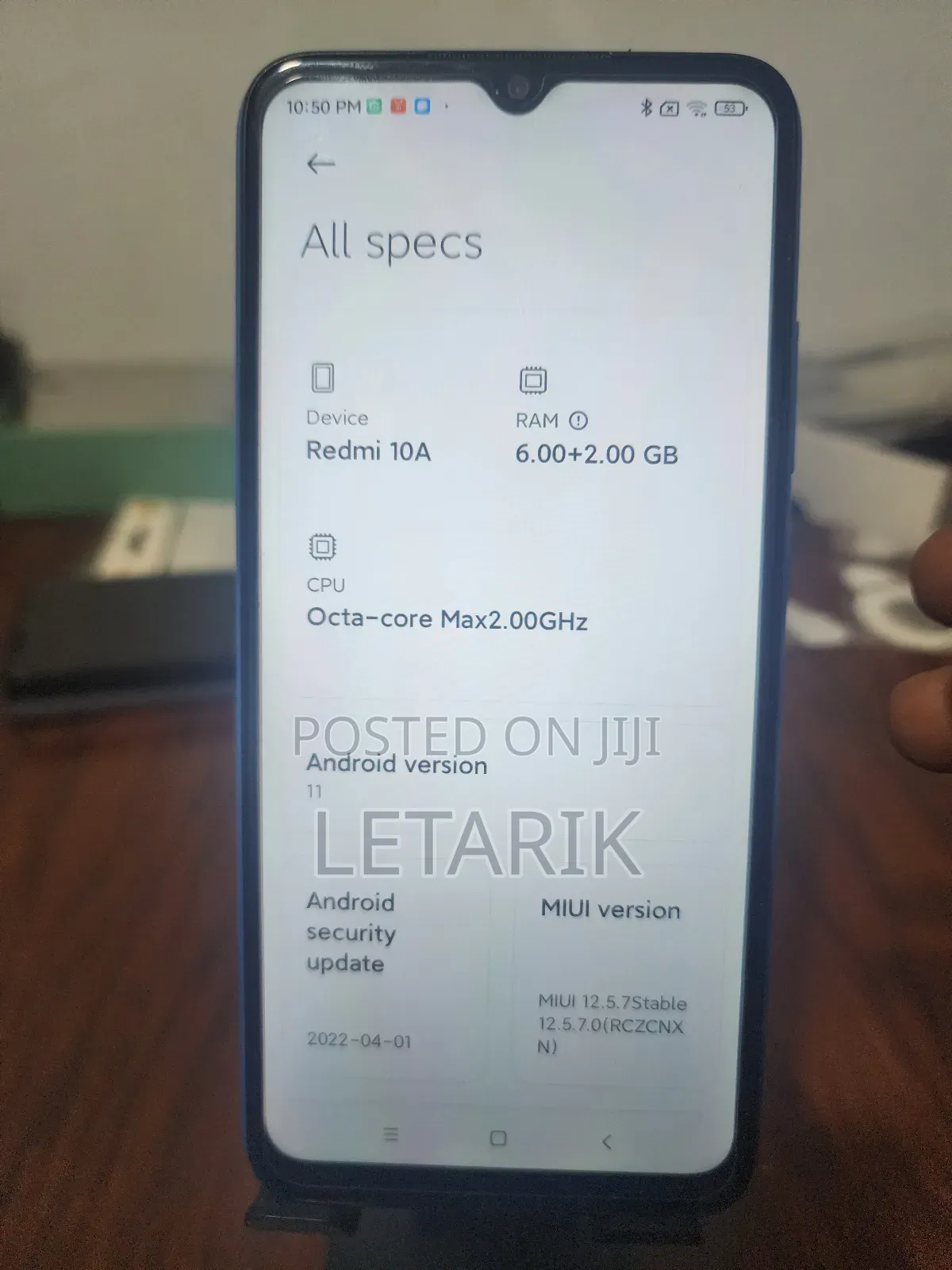 Xiaomi Redmi 10A 128 GB Blue