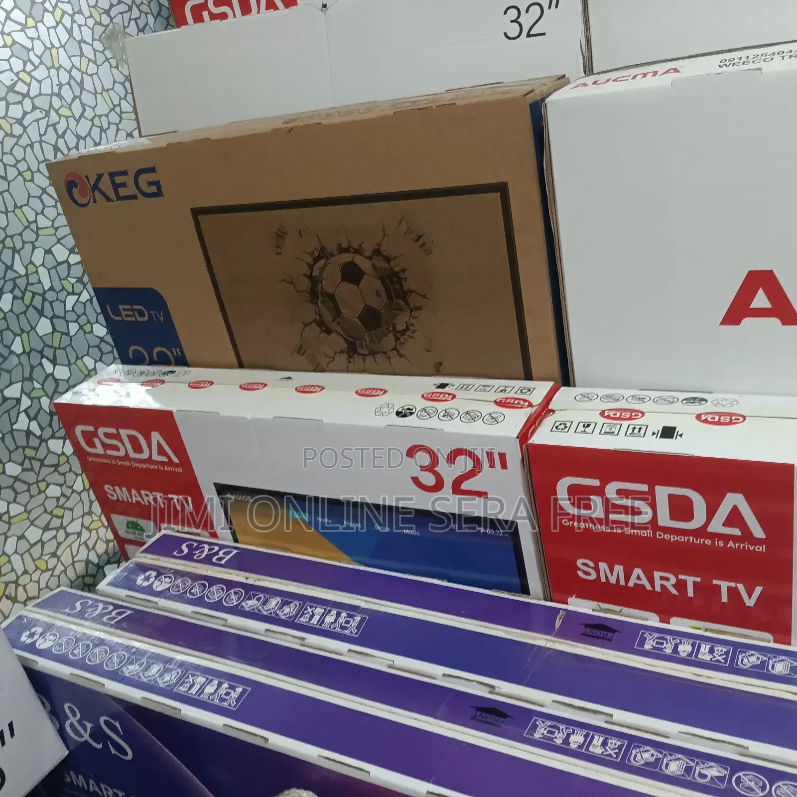 Lge Smart Tv 75 Inch Andraid Doubel Gelass