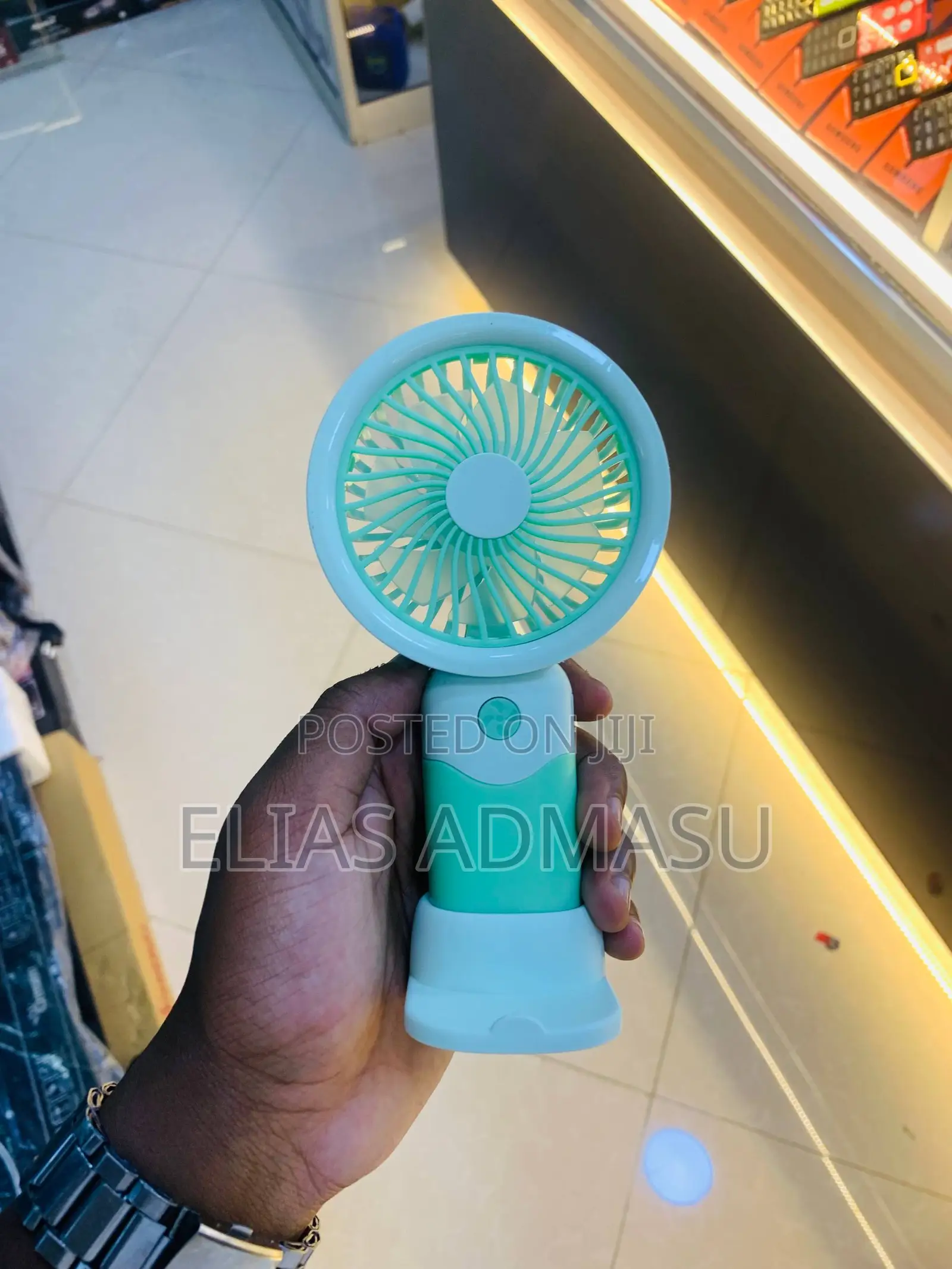 Portable Mini Cooling Fan Handheld Rechargeable
