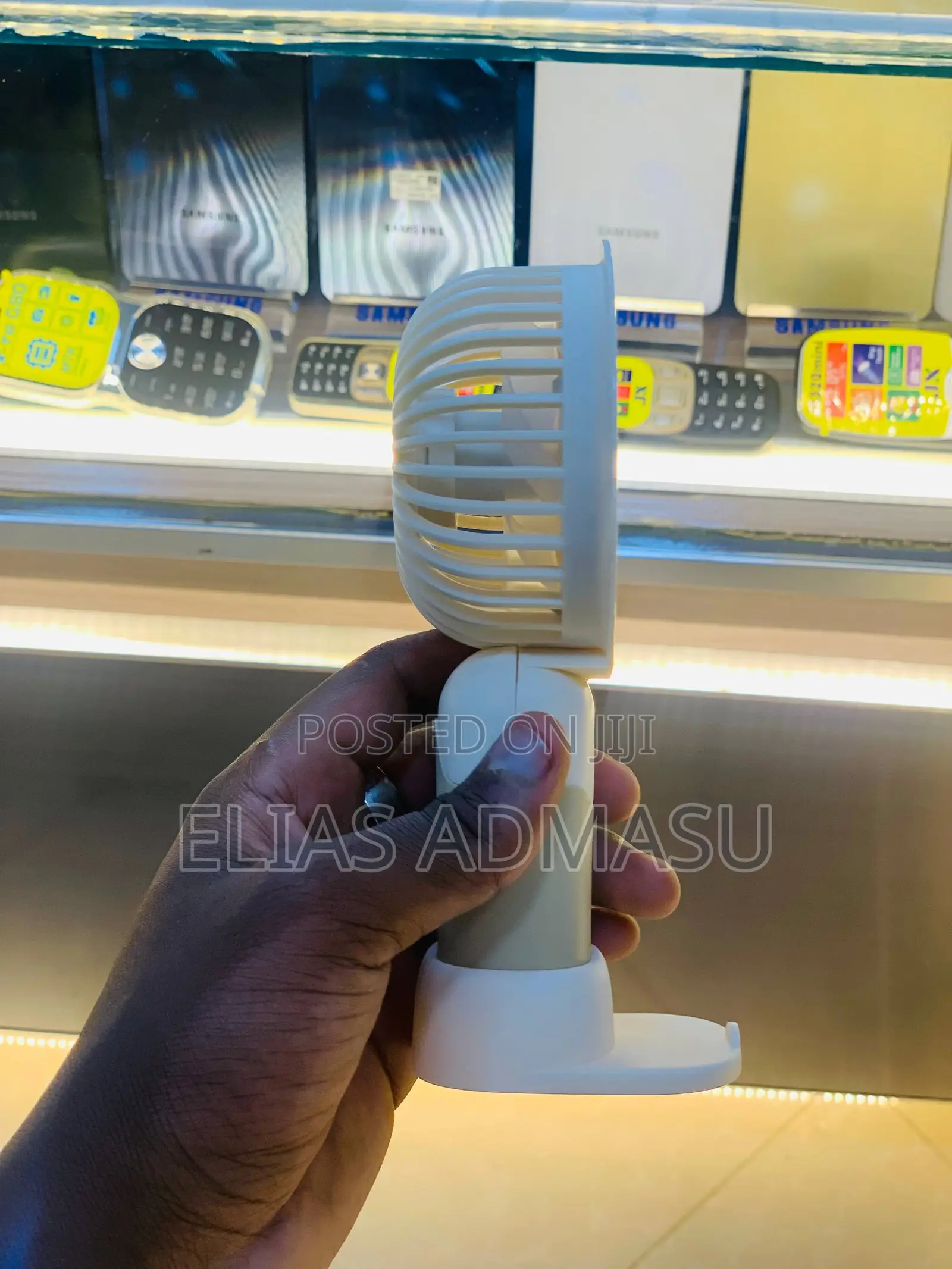 Portable Mini Cooling Fan Handheld Rechargeable