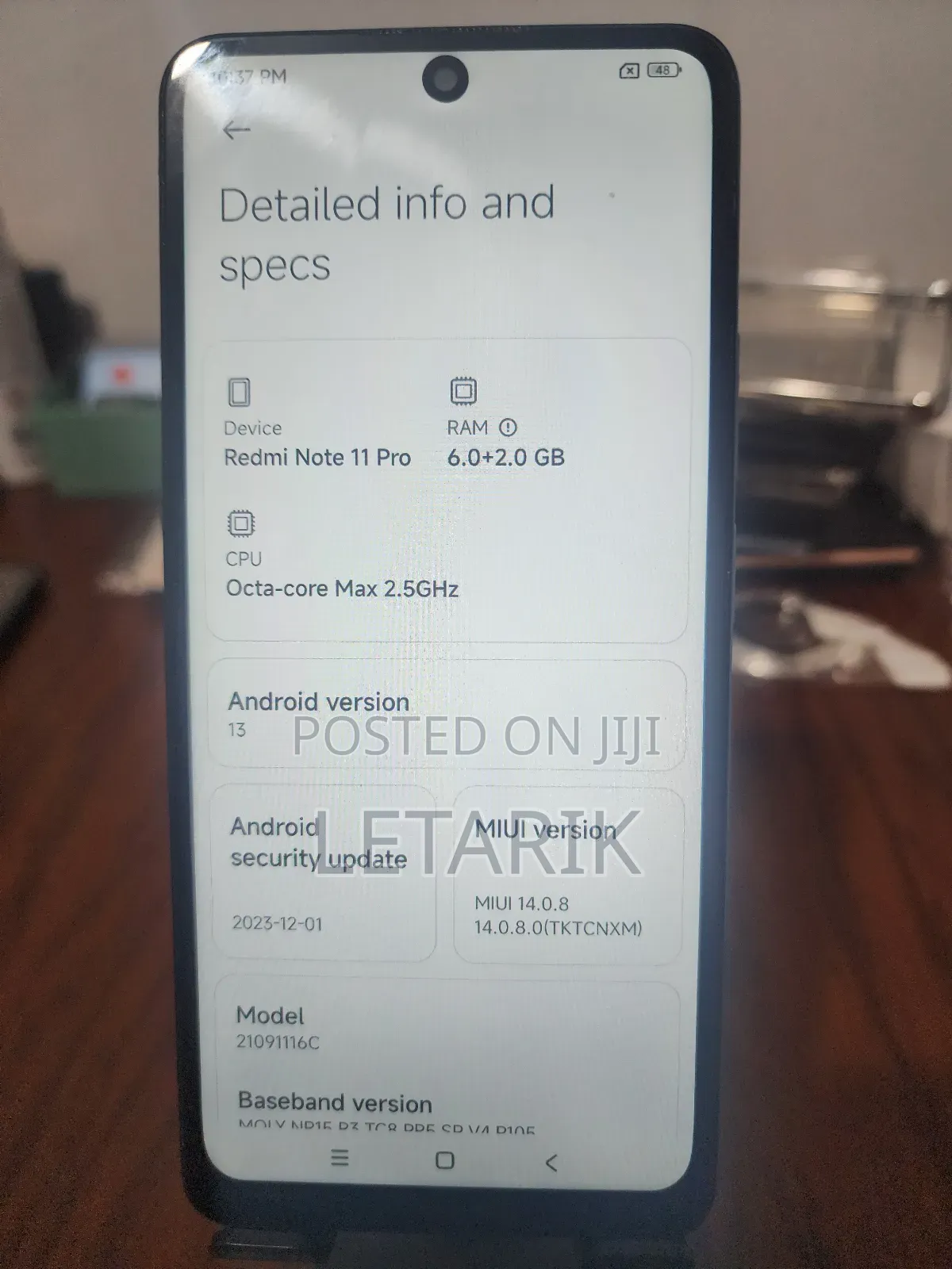 Xiaomi Redmi Note 11 Pro 5G 128 GB White