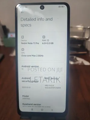 Xiaomi Redmi Note 11 Pro 5G 128 GB White