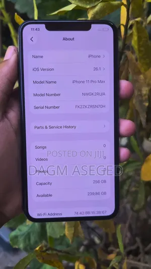 Apple iPhone 11 Pro Max 256 GB Black