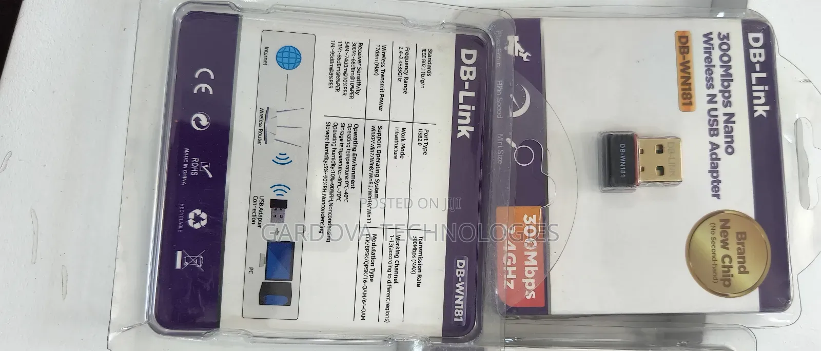 Db-link 300mbps Nano Wireless Usb Adapter (Db-wn181) – Brand New