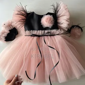 Photo - Elegant Baby Girl Tulle Party Dress – Made to Order (2–3 Days)