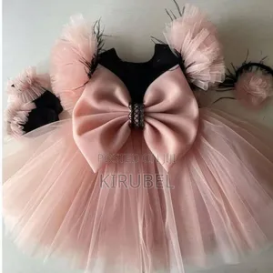 Elegant Baby Girl Tulle Party Dress – Made to Order (2–3 Days)