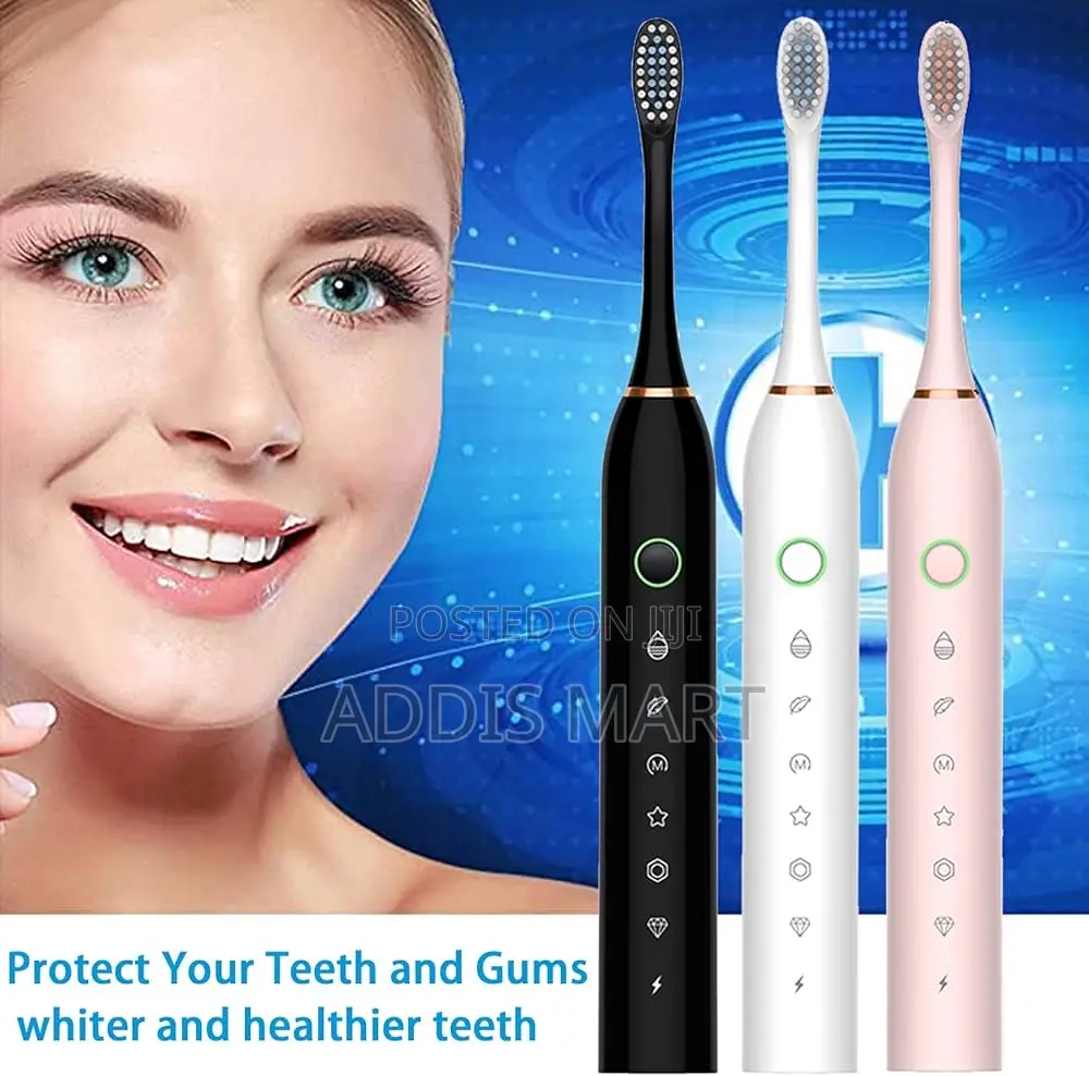 Electric Toothbrush With 8 Brush Heads,