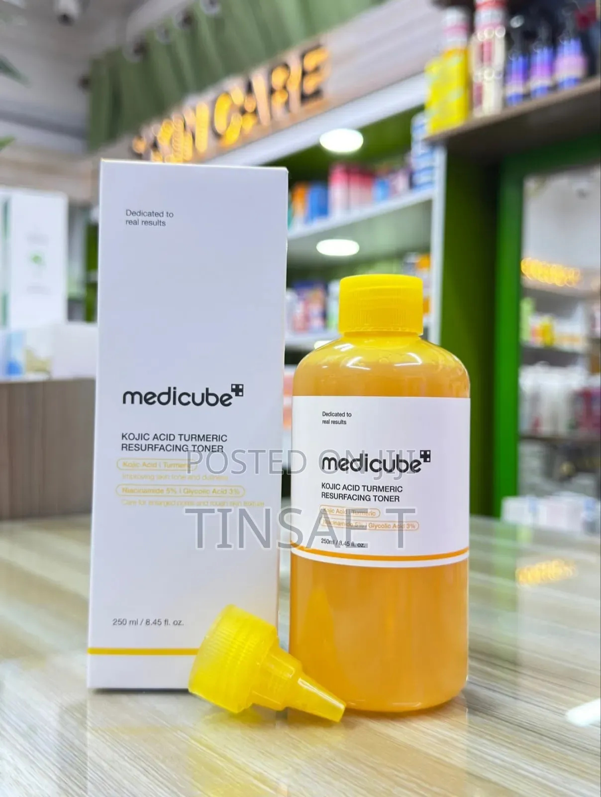 Medicube Kojic Acid Turmeric Resurfacing Toner.