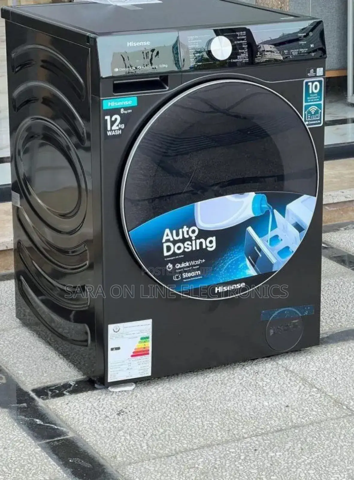 Hisence 12/8kgauto-Maticewashing Machine New Brand5yearwarranty