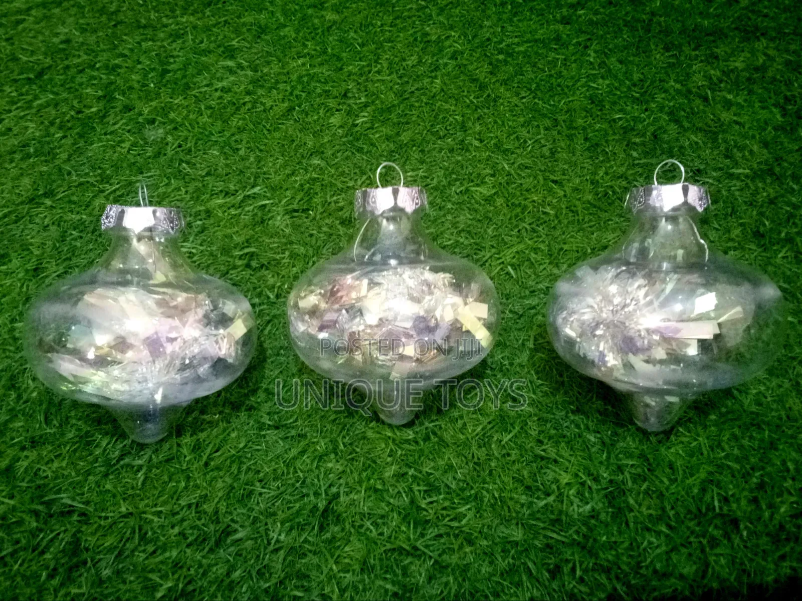  Unique Christmas Transparent Shatterproof Baubles 