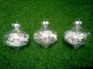  Unique Christmas Transparent Shatterproof Baubles 
