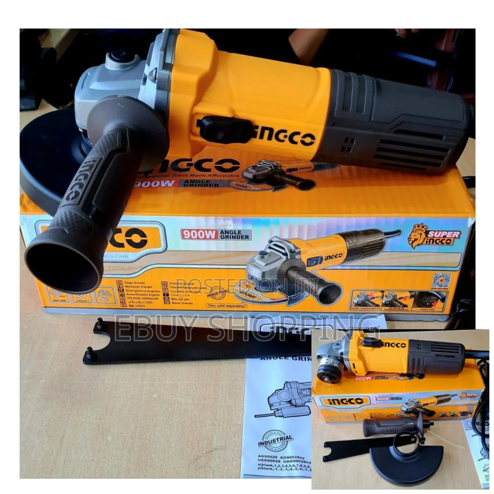 Agmm Angle Grinder With 900w Motor - Ingco Pro Tool