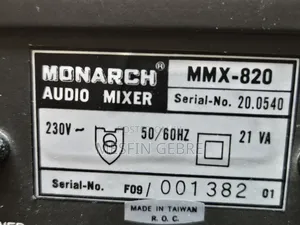 Mixer Audio Mixing Consol MMX-820