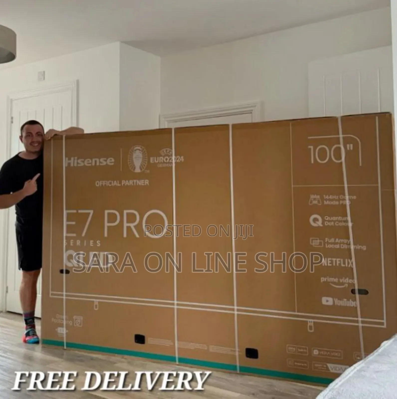 Hisence 100" E-7 Pro Qled Series Tv 10year Warranty