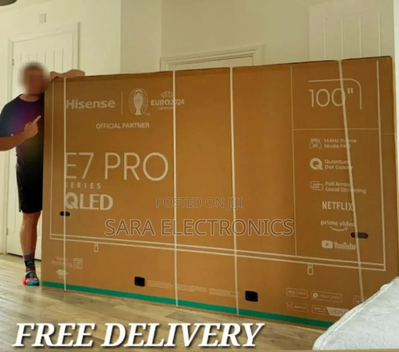 Hisence 100" E-7 Pro Qled Series Tv 10year Warranty