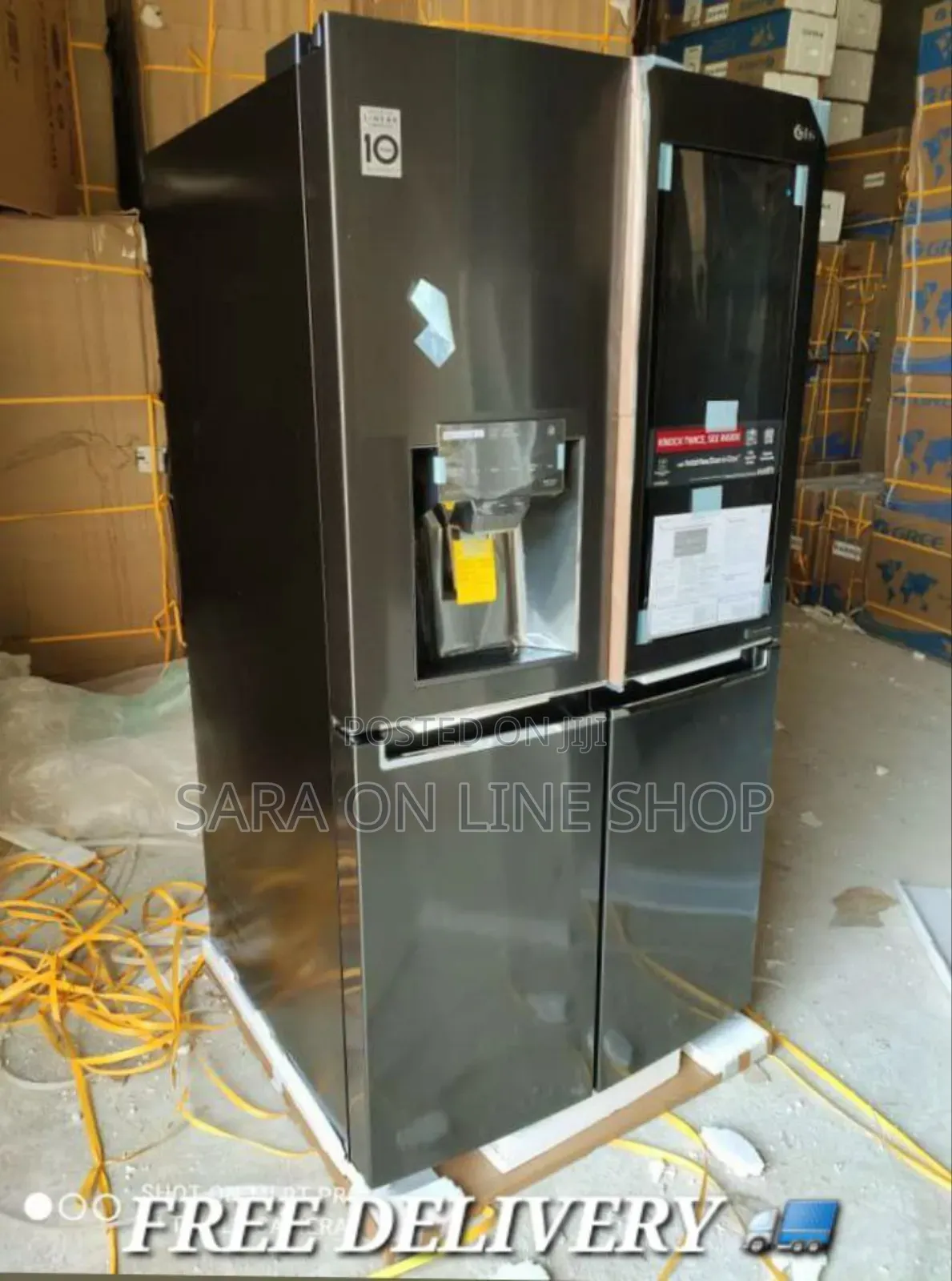 Lg Orignal Refrigerator 4doors Slid by Sild Free Delivery