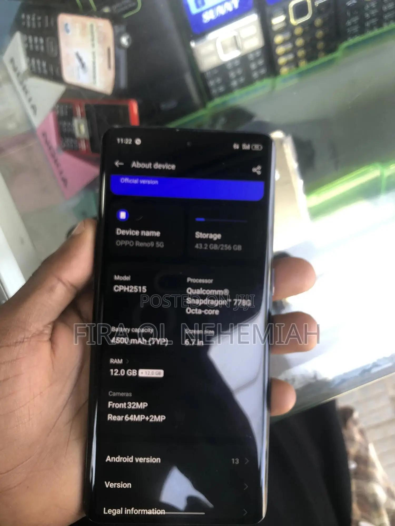 Oppo Reno9 Pro+ 256 GB Black