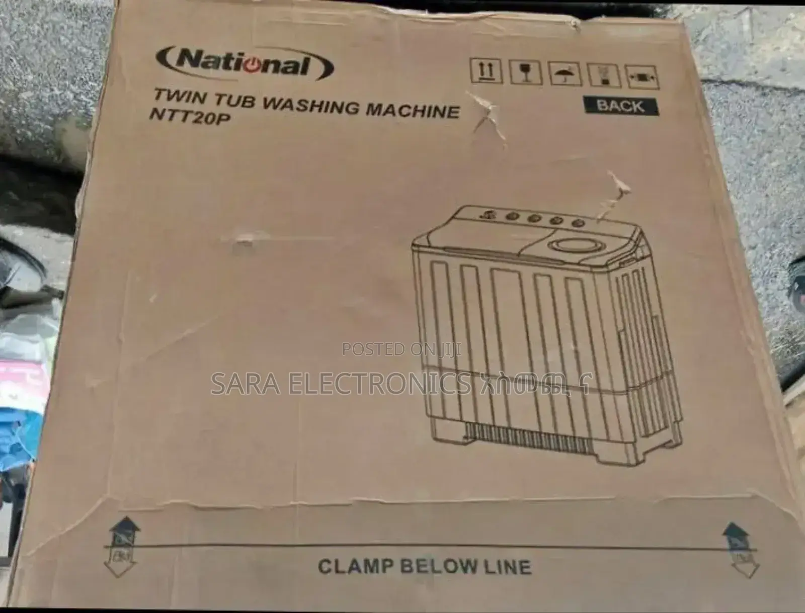 National 20kg Manuel Orignal Washing Machine 5year Warranty