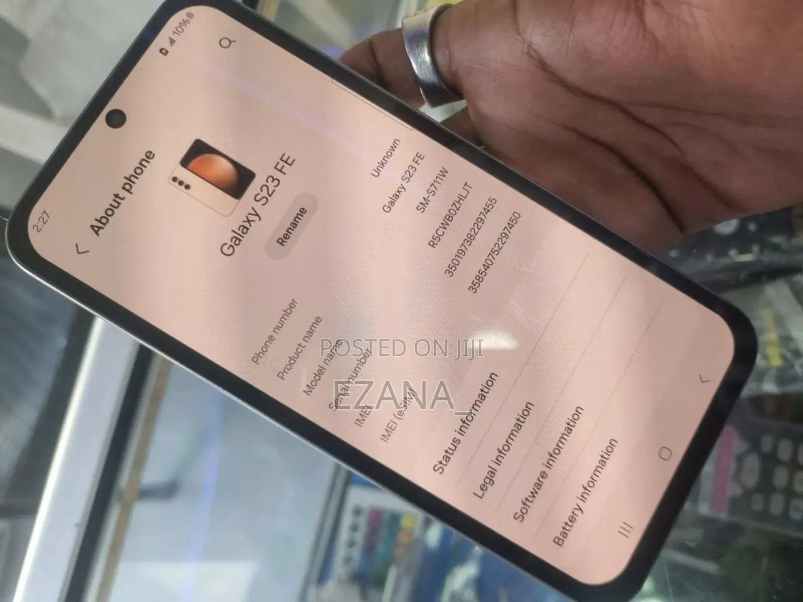 New Samsung Galaxy S23 FE 128 GB