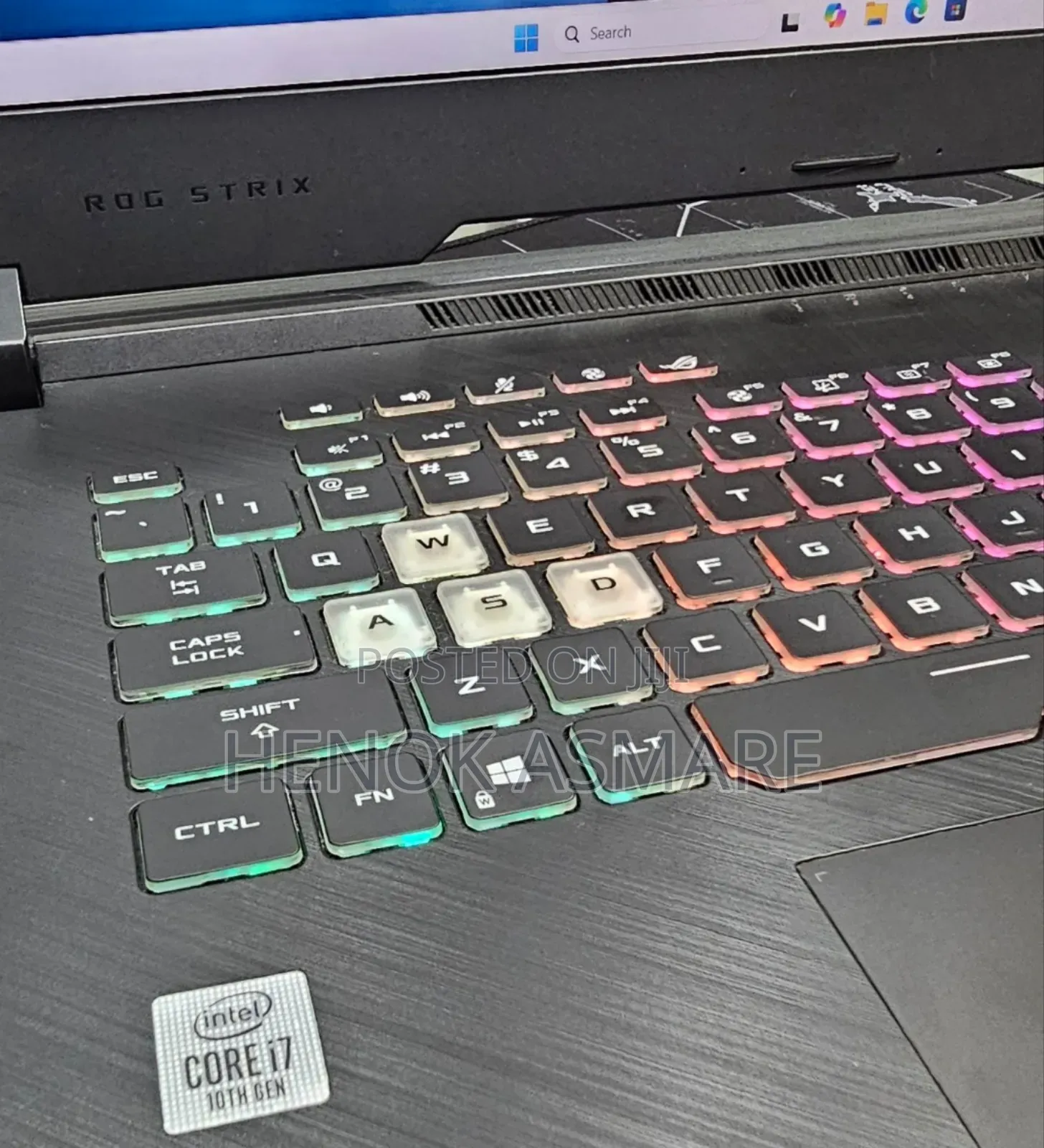 New Laptop Asus ROG Strix G17 24GB Intel Core I7 SSD 1T