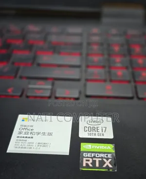 New Laptop HP Omen 15 16GB Intel Core I7 SSD 512GB