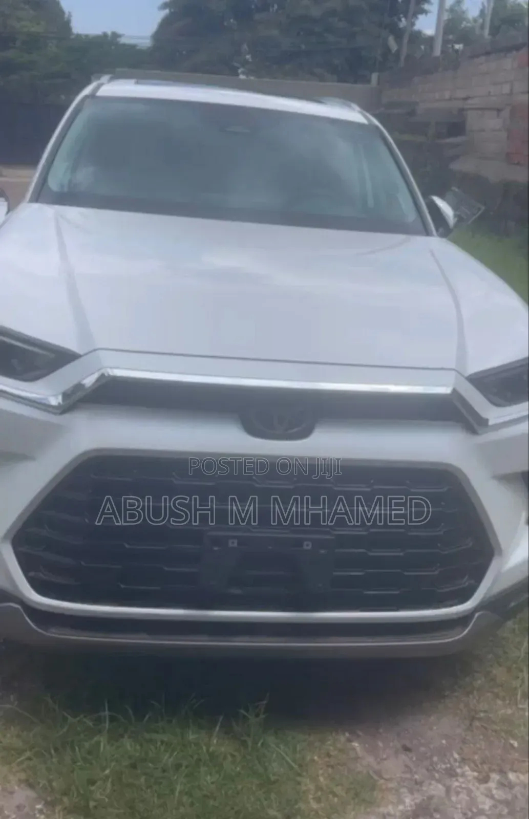 New Toyota Grand Highlander Hybrid 2025 White