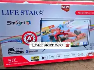 Life Star 50" Uhd Android Tv New Model♧Free Delivery
