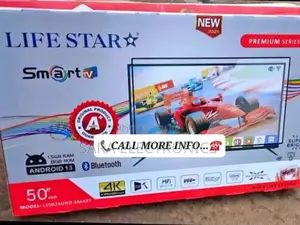 Life Star 50" Uhd Android Tv New Model♧Free Delivery