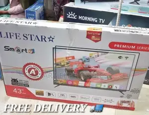 Life Star 43" Smart Tv ♤New 2025 Tv ♤ 5year Warranty