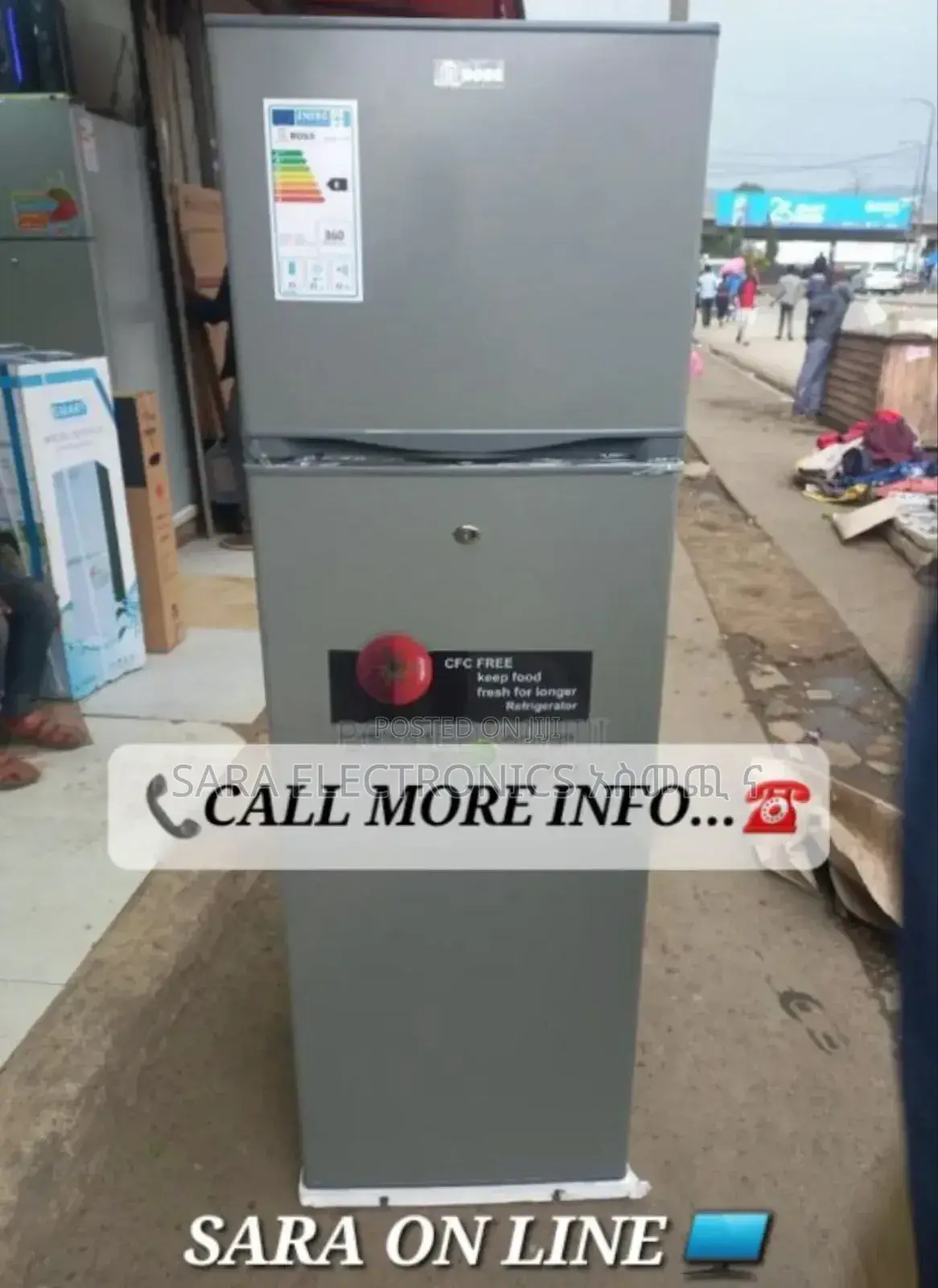 ■Boss 400 Liters New Refrigerator ■Free Delivery ■ 10_years Warranty