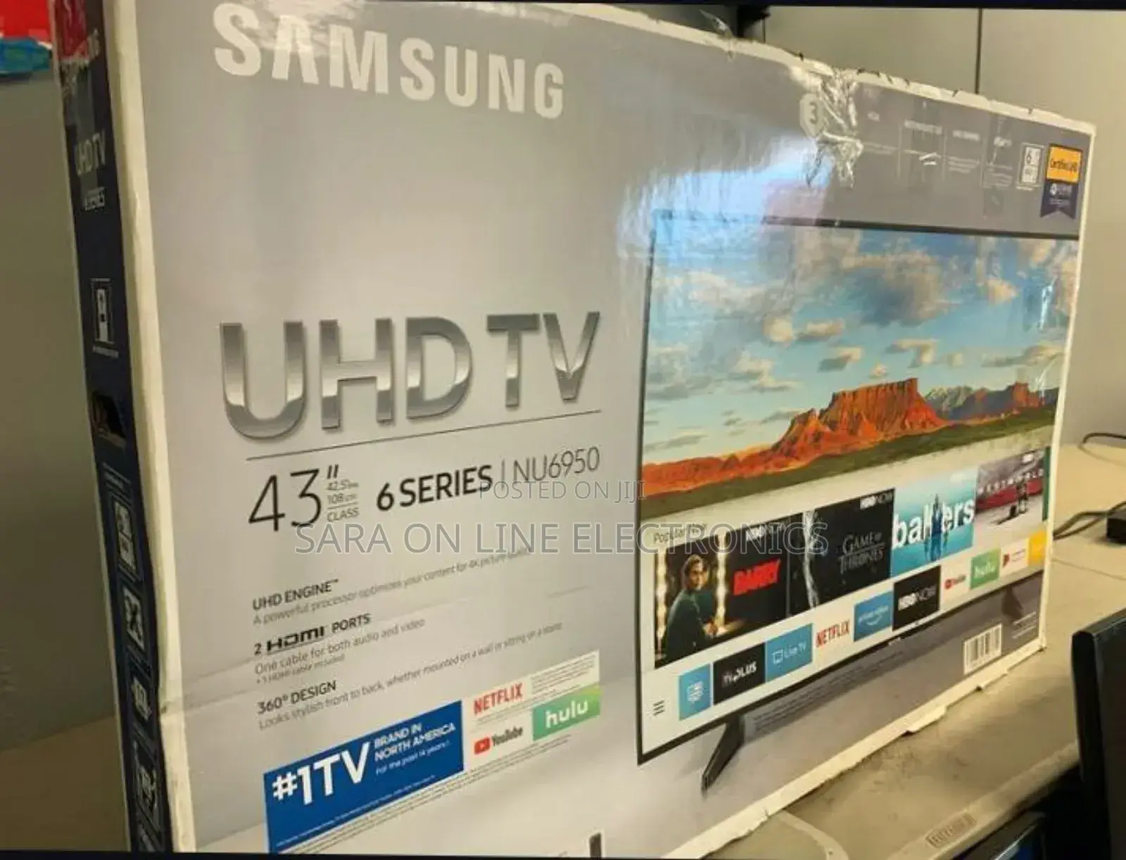 Samsung 43" 6series Uhd Smart Tv >Free Delivery