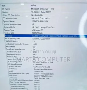 New Laptop HP Envy X360 16GB Intel Core I9 SSD 1T