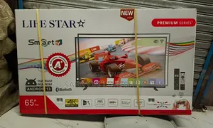 ♤♤Life Star 65" Uhd Smart Android Tv ♤New 2025 Tv ♤5year Warranty