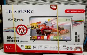 ♤♤Life Star 65" Uhd Smart Android Tv ♤New 2025 Tv ♤5year Warranty