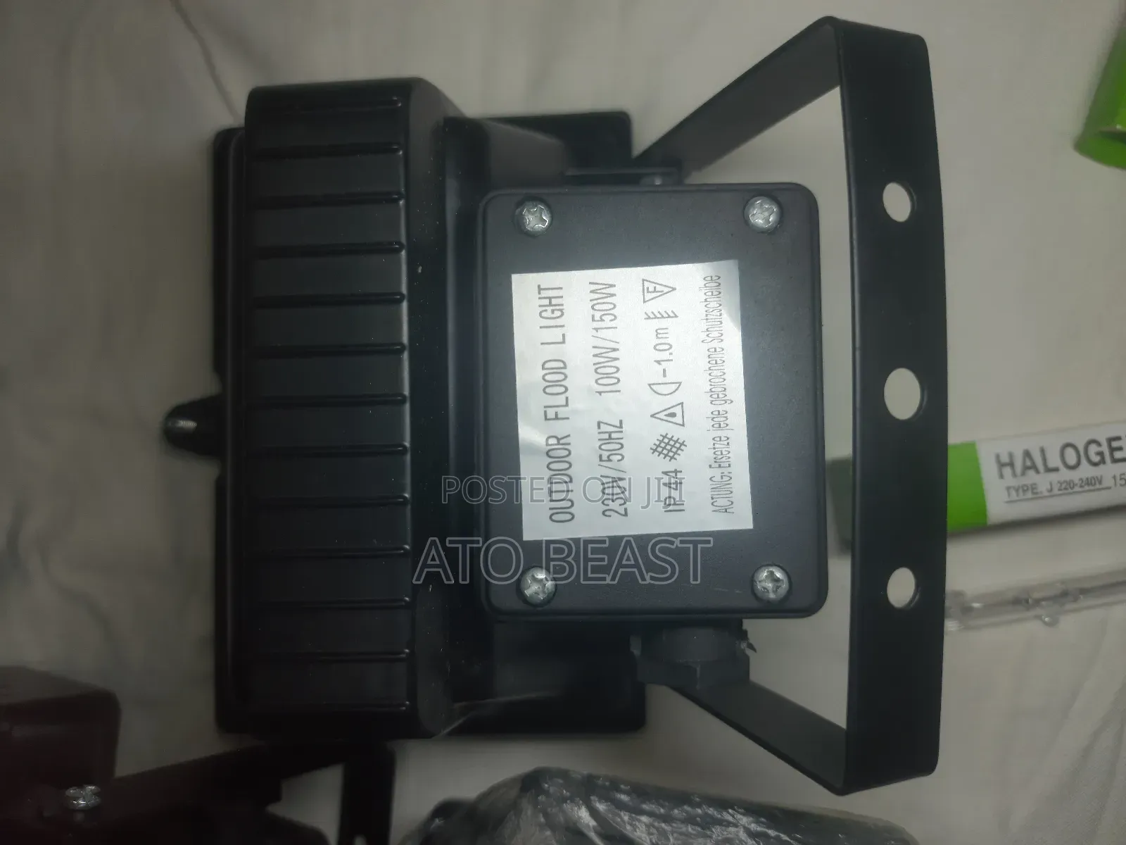 Floodlights And Replacement Bulbs.