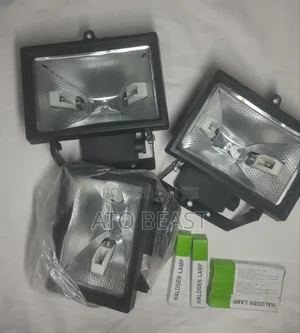 Floodlights And Replacement Bulbs.