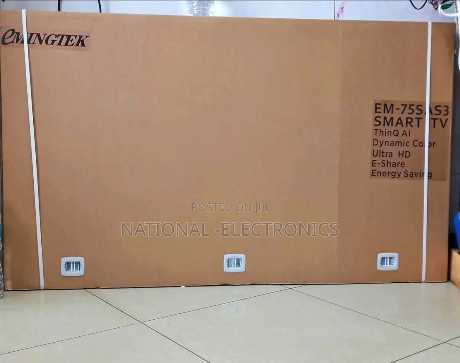 Emingtek 75 Inch Tv Smart Frameless Tv