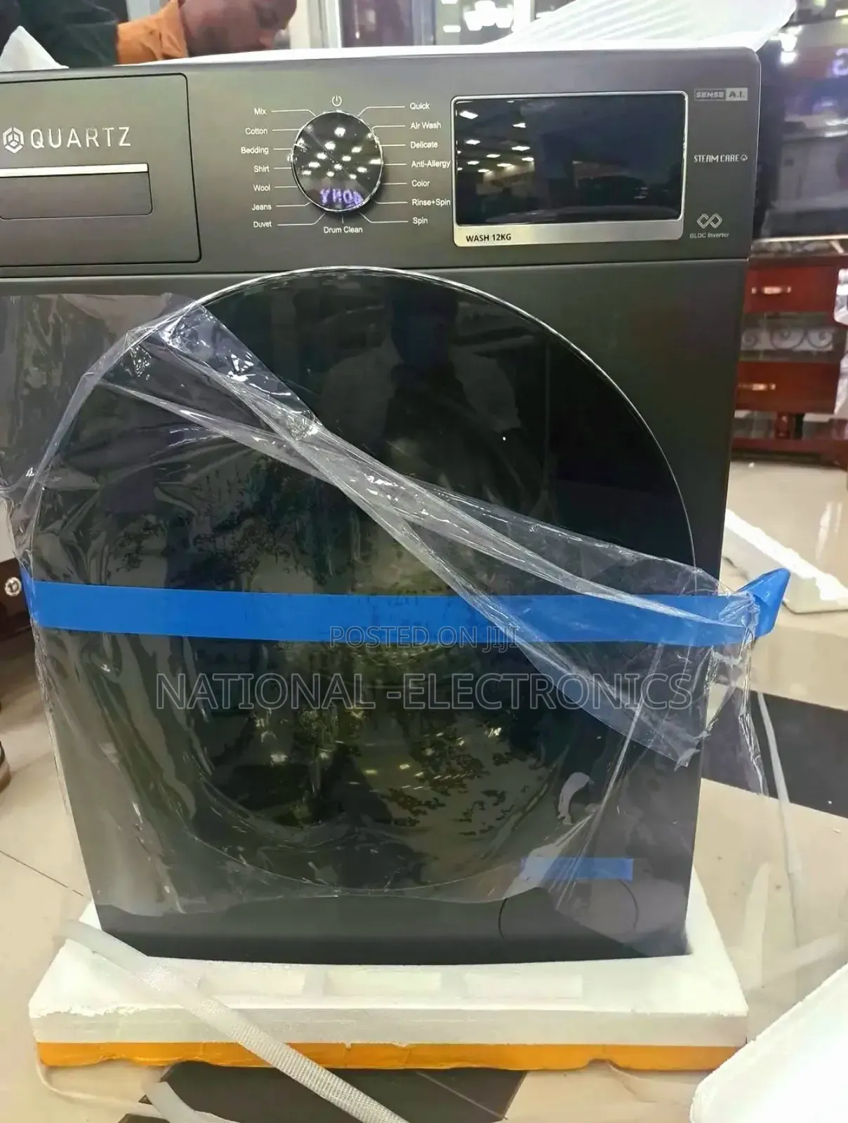 Quartz Full Automatic Washing Machine 12kg Front Load