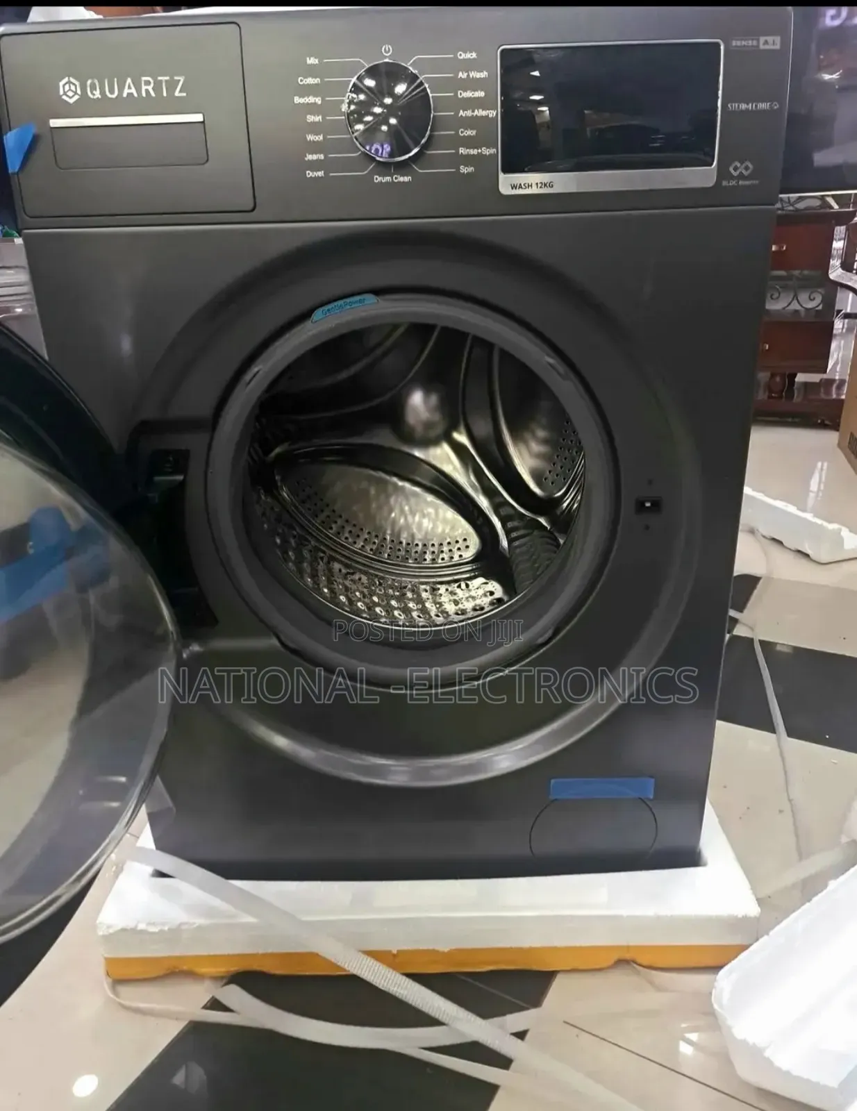 Quartz Full Automatic Washing Machine 12kg Front Load