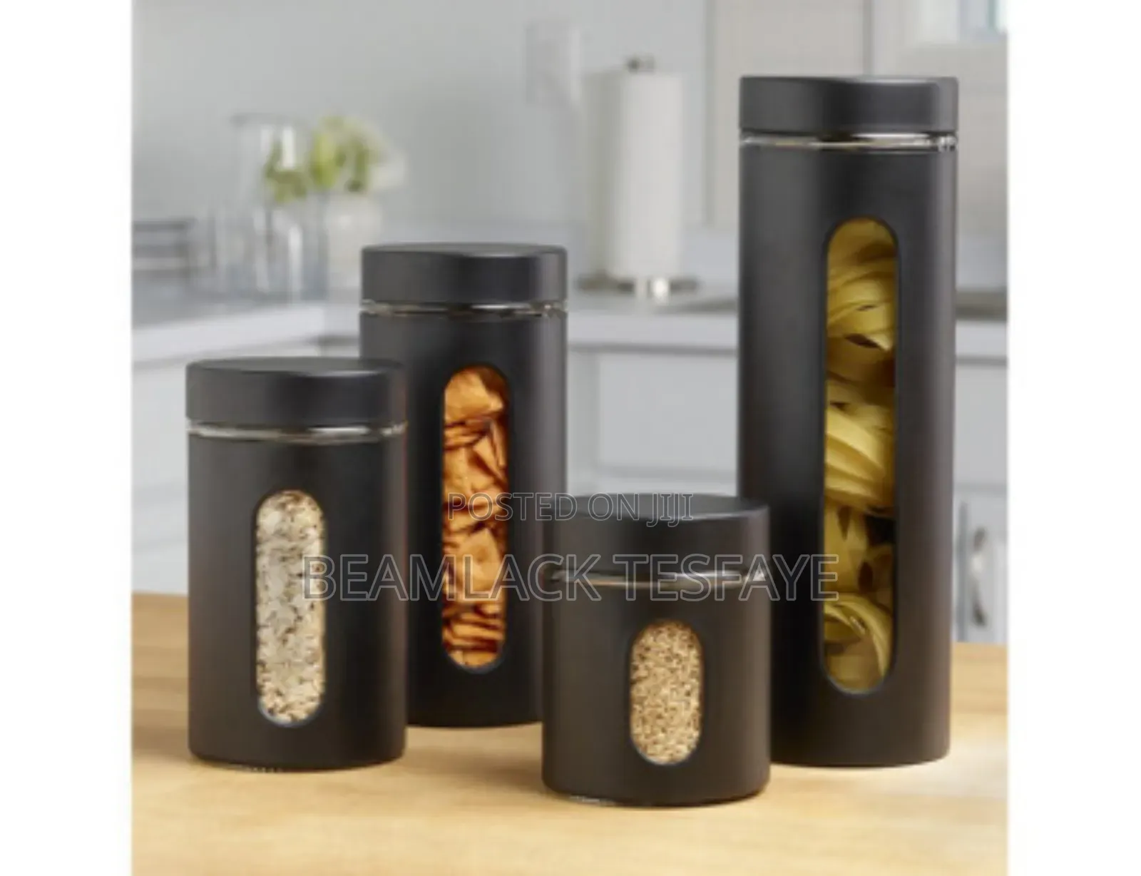 Pasta And Cereals Storage Jar Set