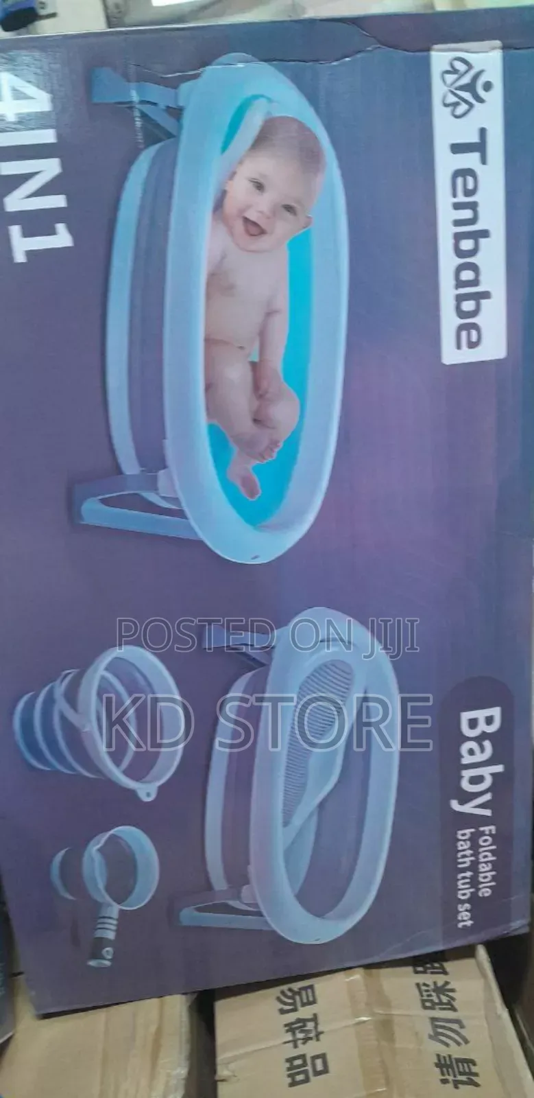 4-in-1 Foldable Baby Bath Tub
