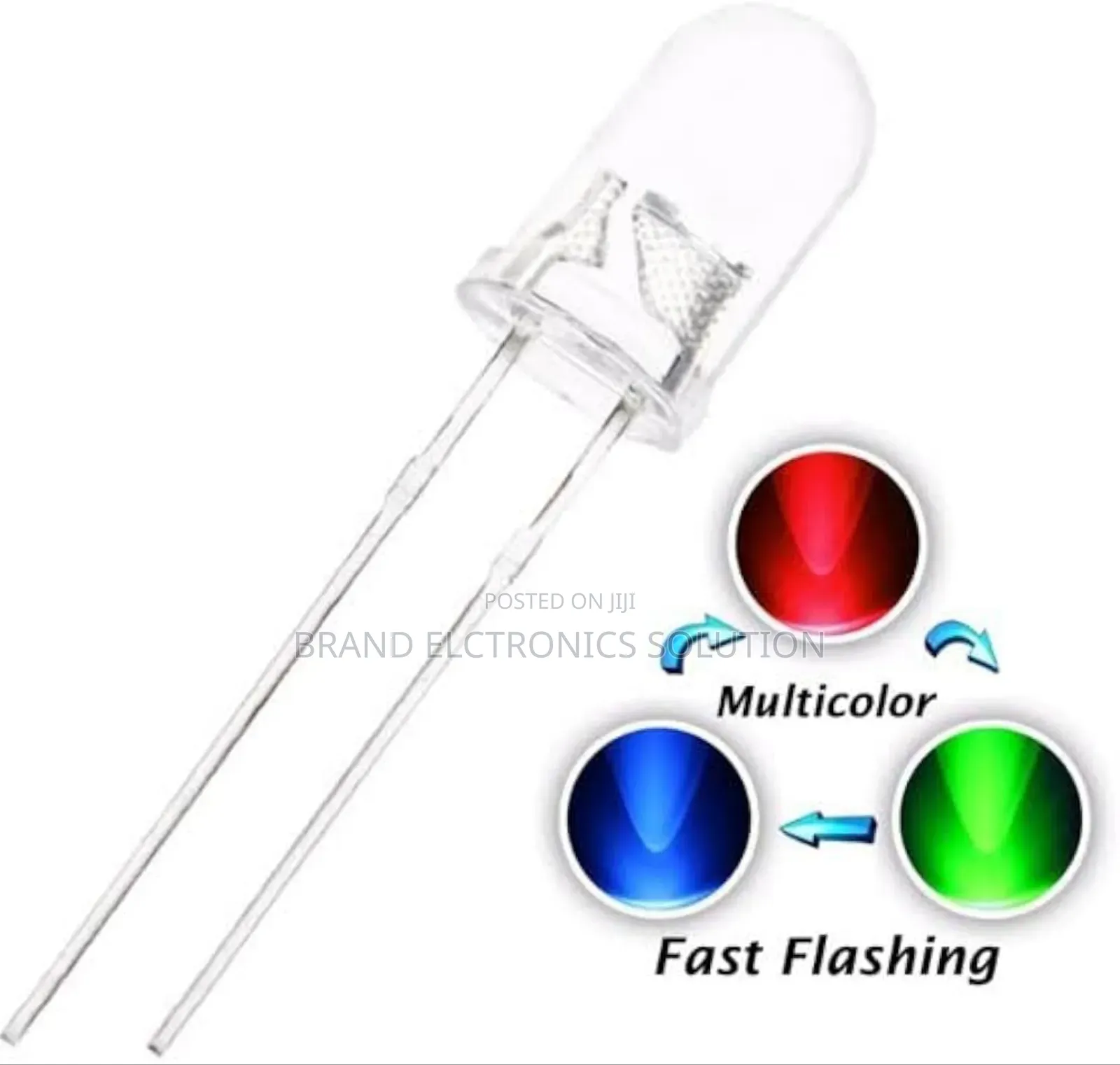 Led 6-Color (White Outer Lens)