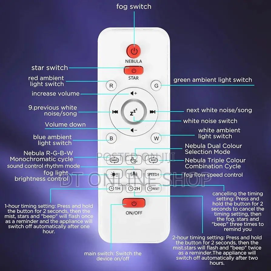 Galaxy Projector Dinosaur Egg Star