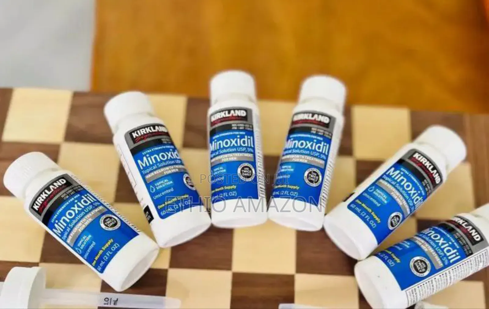 Kirkland Minoxidil የፀጉር እና የፂም ማብቀያ