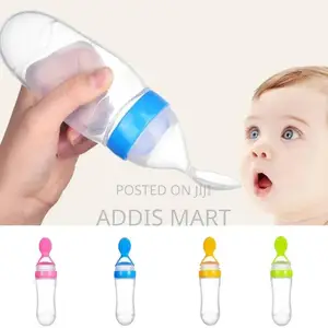 Photo - Baby Spoon Feeder - 90ml Silicone Baby Feeding Bottle