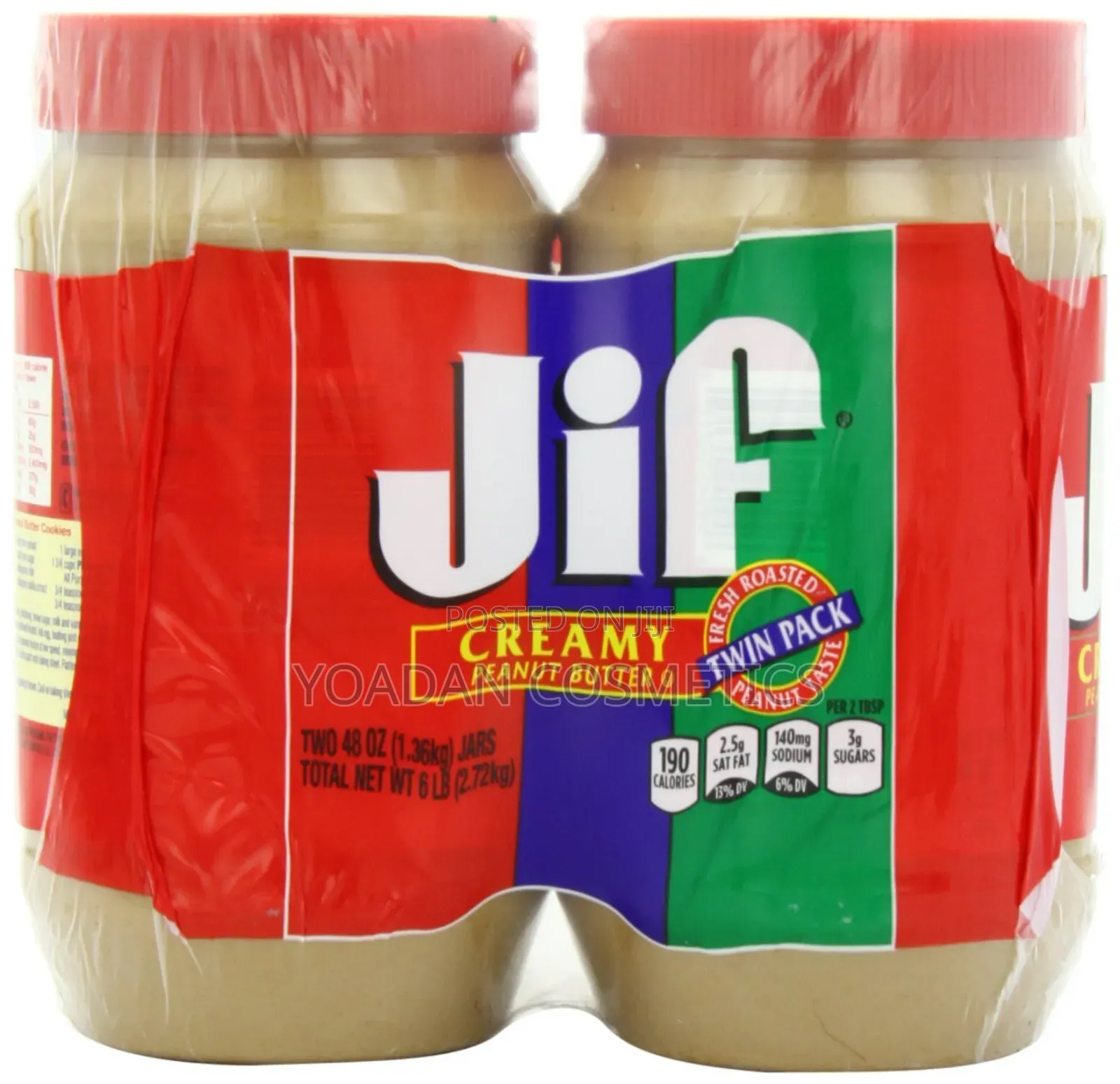 Jif 2-in-1 Peanut Butter – Imported From Usa