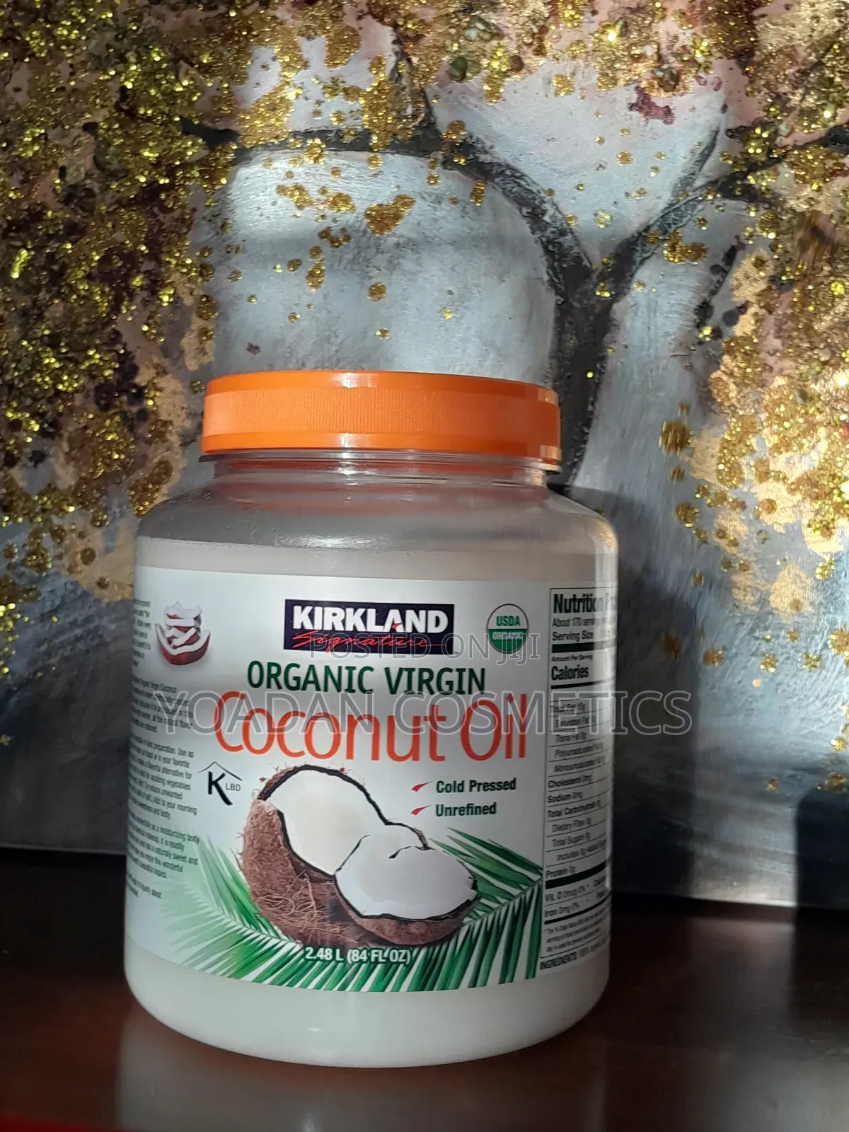 Kirkland Organic Coconut Oil 2.48l – Imported From Usa