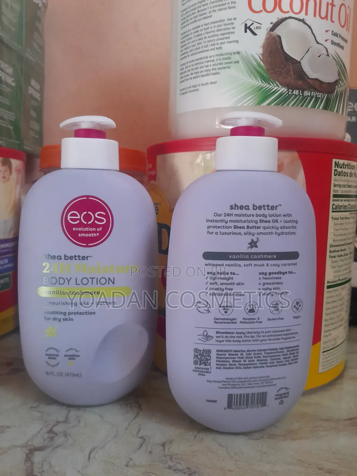 Eos Vanilla Cashmere Body Lotion – Imported From Usa